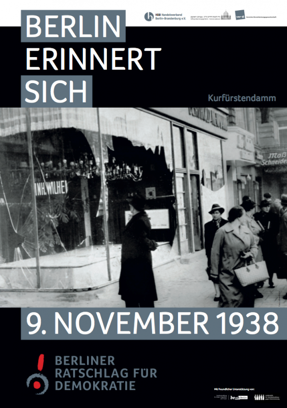 9. November 1938 Berlin erinnert sich! Berliner Ratschlag für