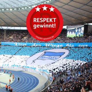 »Respekt gewinnt!« Preisverleihung bei Hertha BSC