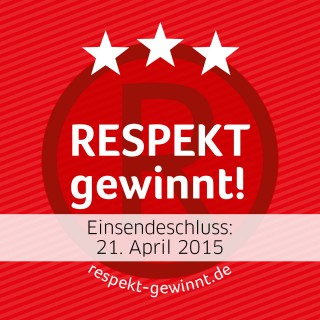 „Respekt gewinnt!“ Projektwettbewerb – Einsendeschluss 21. April 2014