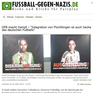 Fussball-gegen-Nazis.de – Kicks und Klicks für Fairplay