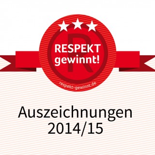 Preise beim „Respekt gewinnt!“ Wettbewerb 2014/2015 – Die Jury hat entschieden