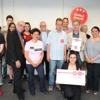 Prämierung für das Projekt „Flucht und Asyl“ am OSZ Handel 1 bei Topographie des Terrors