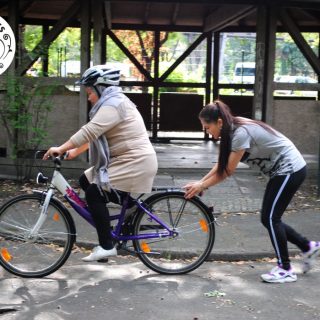 Radfahrtraining für (geflüchtete) Frauen